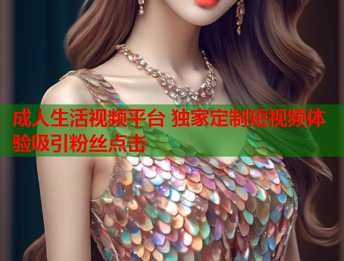 成人生活视频平台 独家定制短视频体验吸引粉丝点击  第1张
